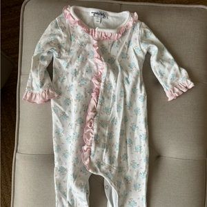 Magnolia Baby bluebird footie 3 months